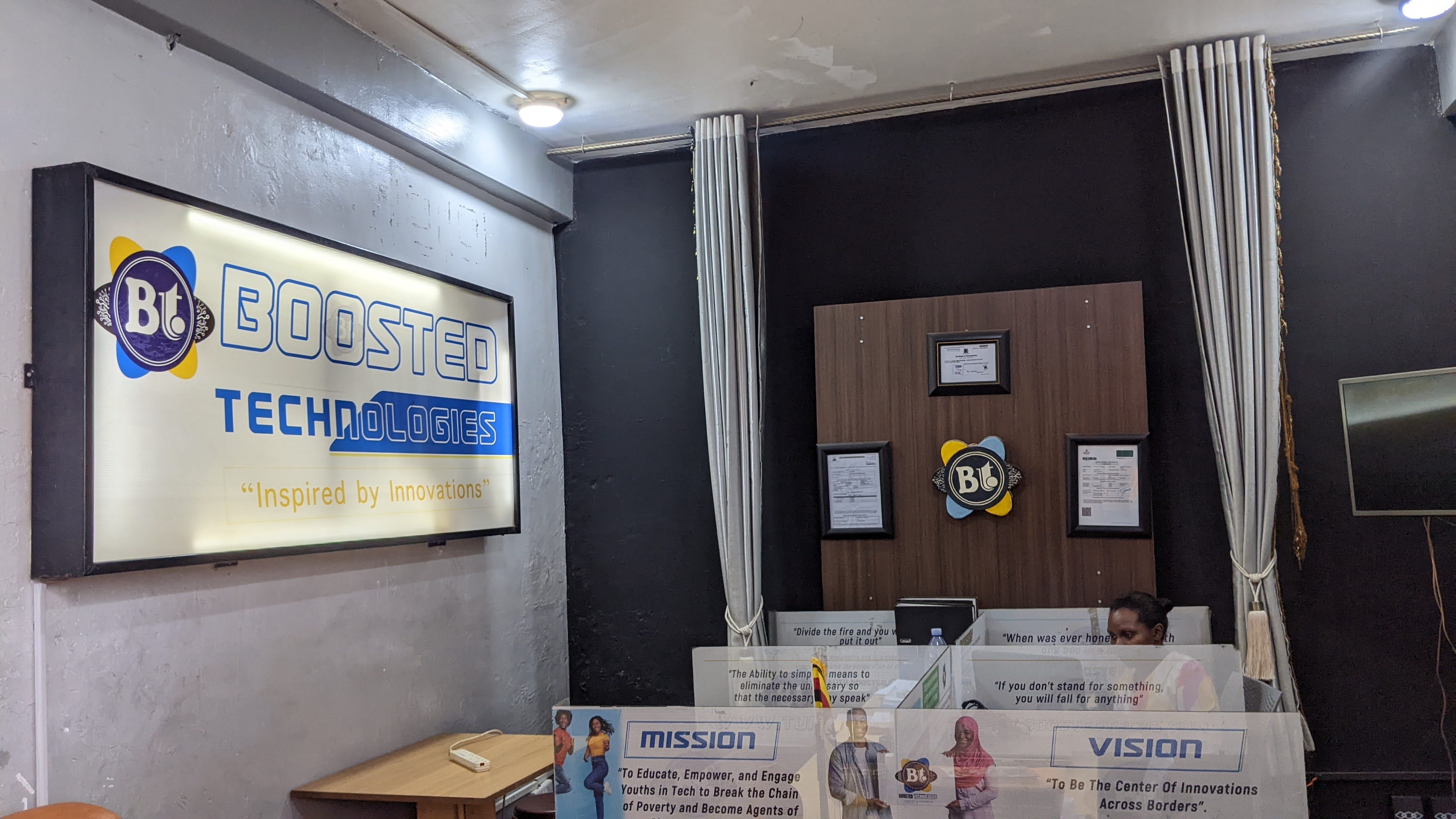 Boosted Office location in Bwaise